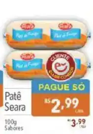 Supermercados Condor Patê seara oferta