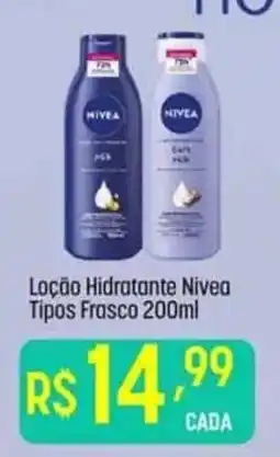 Muffato Loção Hidratante Nivea Tipos Frasco oferta