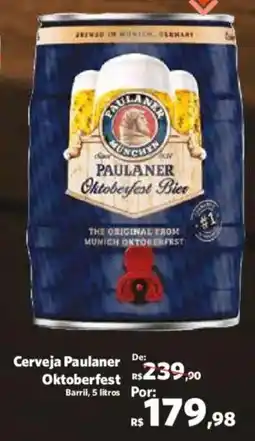 Sam's Club Cerveja Paulaner Oktoberfest oferta