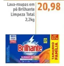 Sonda Lava-roupas em pó Brilhante Limpeza Total oferta