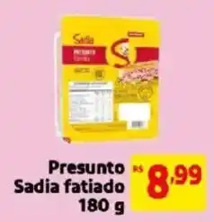 Mercado Extra Presunto Sadia fatiado oferta