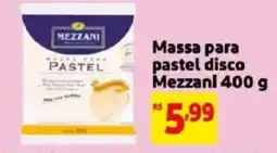Mercado Extra Massa para pastel disco Mezzani oferta