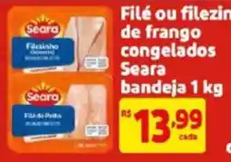 Mercado Extra Filé ou filezinho de frango congelados oferta