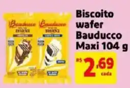 Mercado Extra Biscoito wafer Bauducco Maxi oferta