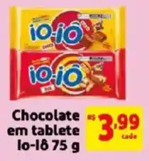 Mercado Extra Chocolate em tablete lo-i-lo oferta