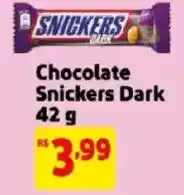 Mercado Extra Chocolate snickers dark oferta