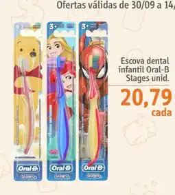 Sonda Escova dental infantil Oral-B Stages unid. oferta