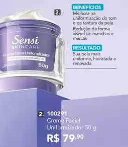Jequiti Creme facial uniformizador oferta