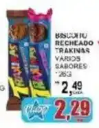 Supermercado Estrela Azul Biscoito recheado trakinas varios sabores oferta