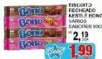 Supermercado Estrela Azul Biscoito recheado nestlé bono vários sabores oferta