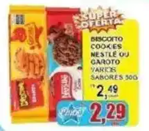 Supermercado Estrela Azul Biscoito cookies nestlé ou caroto vários sabores oferta
