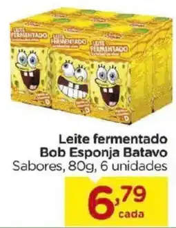 Carrefour Bairro Leite fermentado Bob Esponja Batavo oferta