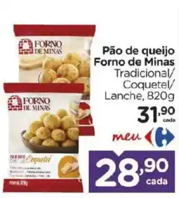 Carrefour Bairro Pão de queijo Forno de Minas Tradicional/Coquetel/Lanche oferta
