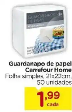 Carrefour Bairro Guardanapo de papel Carrefour Home oferta