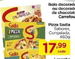 Carrefour Bairro Pizza sadia sabores, congelada oferta