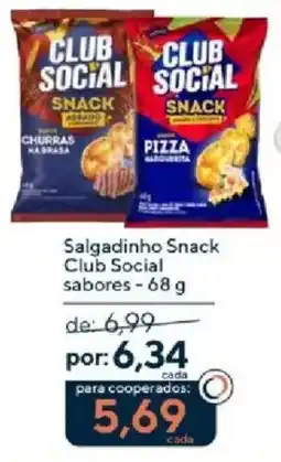Coop Salgadinho snack club social sabores oferta