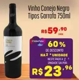 Muffato Vinho Conejo Negro Tipos Garrafa oferta