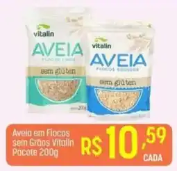 Muffato Aveia em Flocos sem Grãos Vitalin oferta
