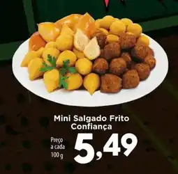 Confiança Supermercados Mini Salgado Frito Confiança oferta