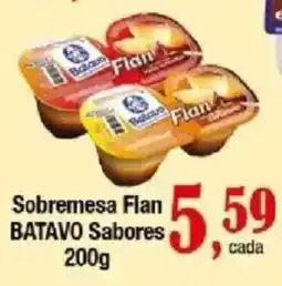 Supermercados Unidos Sobremesa Flan BATAVO Sabores oferta