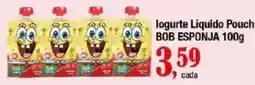 Supermercados Unidos Iogurte Líquido Pouch Bob Esponja oferta