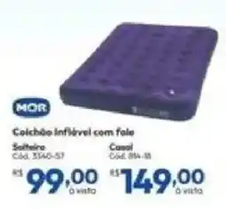 Lojas Becker Colchão inflável com fole oferta