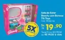 Lojas Becker Sala de Estar Beauty com Boneco oferta