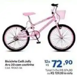 Lojas Becker Bicicleta Colli Jully oferta