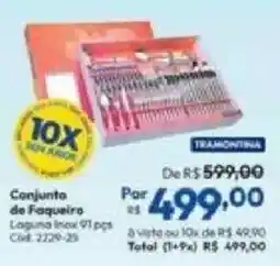 Lojas Becker Conjunto de Faqueiro oferta