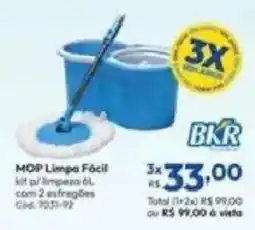 Lojas Becker Mop limpa fácil oferta