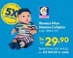 Lojas Becker Boneca hiyo menino cotiplas oferta