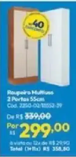 Lojas Becker Roupeiro Multifuso oferta