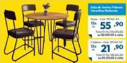 Lojas Becker Sala de Jantar Fabone Versalhes Redonda oferta
