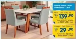 Lojas Becker Sola de Jantar Decor em Madeira - Lêm oferta