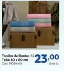 Lojas Becker Toalha de Banho Teka oferta