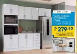 Lojas Becker Casinha Modulada Crystal Branca oferta