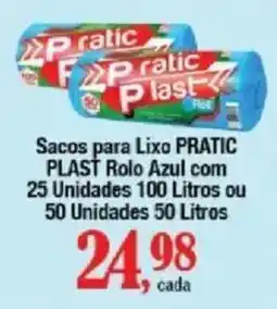 Supermercados Unidos Sacos para lixo pratic plast oferta