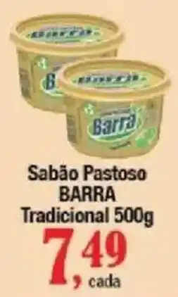Supermercados Unidos Sabão Pastoso Barra Tradicional oferta