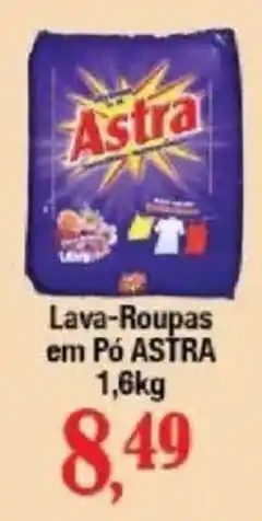 Supermercados Unidos Lava-Roupas em Pó Astra oferta
