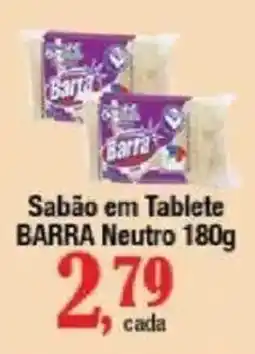 Supermercados Unidos Sabão em Tablete Barra Neutro oferta