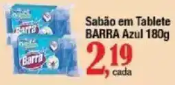 Supermercados Unidos Sabão em Tablete Barra Azul oferta