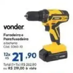 Lojas Becker Furadeira e Parafusadeira oferta