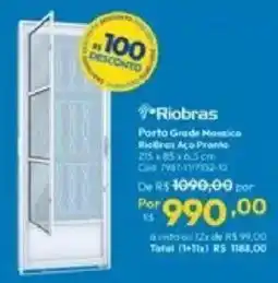 Lojas Becker Porta Grade Mosaico oferta