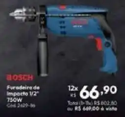 Lojas Becker Furadeira de impacto 1/2" oferta