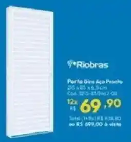 Lojas Becker Porta Gire Aço Pronto oferta