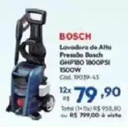 Lojas Becker Lavadora de Alta Pressão Bosch oferta