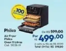 Lojas Becker Air Fryer Philco Oven oferta