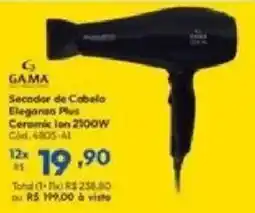 Lojas Becker Secador de Cabelo Elegance Plus oferta