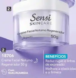 Jequiti Creme Facial Noturno Regenerador oferta