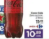 Carrefour Coca-cola - zero açúcar oferta